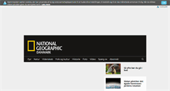 Desktop Screenshot of natgeo.dk